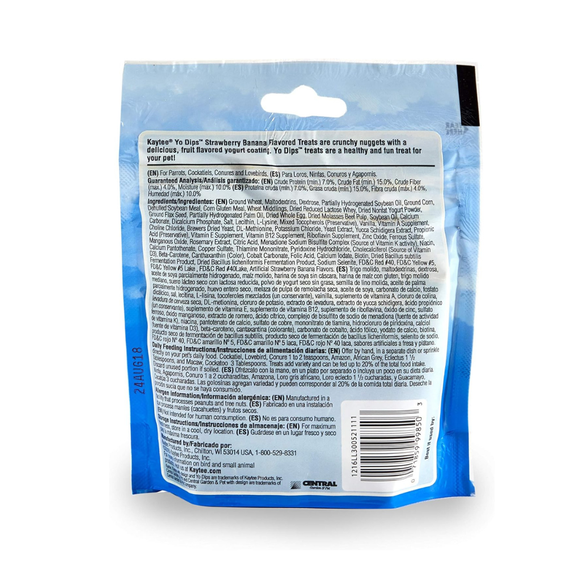 Kaytee Yo Dips Strawberry & Banana Flavored Bird Treats (3.5 oz) - Bird Treats 2
