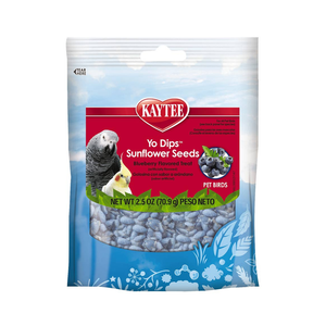 Kaytee Yo Dips Sunflower Seeds Blueberry Flavored Bird Treats (2.5 oz) - Bird Treats 1