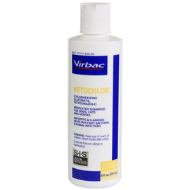 Ketochlor (Chlorhexidine Gluconate Ketoconazole) Medicated Shampoo For Dogs & Cats - 8 -oz - Medicated Shampoos &
