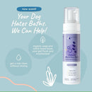 kin+kind Calming Lavender Natural Waterless Bath Shampoo For Dogs & Cats (8 oz)