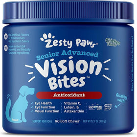 Zesty Paws Senior Advanced Vision Bites Supplement For Dog (90 ct)