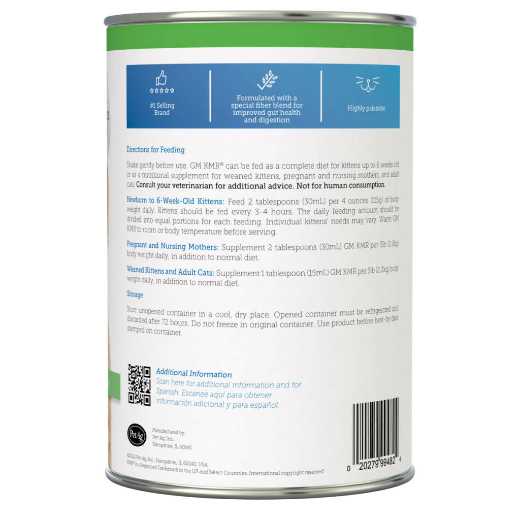 PetAg Kitten Milk Replacer: Liquid KMR