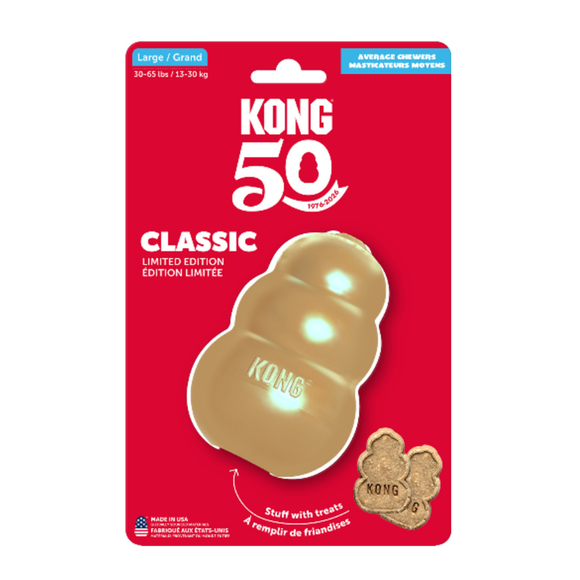 Kong Classic Limited Gold Edition Dog Toy - Large - Dog Toy 3