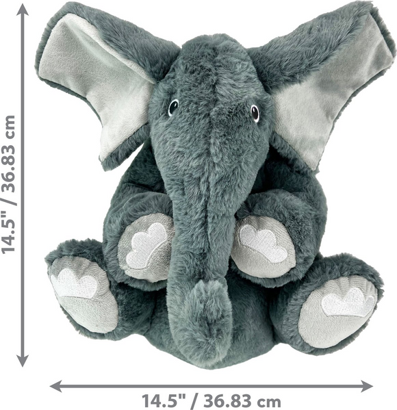 Kong Comfort Kiddos Elephant Squeaky Plush Toy For Dogs - Extra Large - Plush Dog Toys 6
