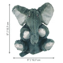 Kong Comfort Kiddos Elephant Squeaky Plush Toy For Dogs -X-Small