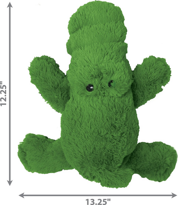 Kong Cozie Ali Alligator Squeaky Plush Toy For Dogs - X-Large - Plush Dog Toys 6