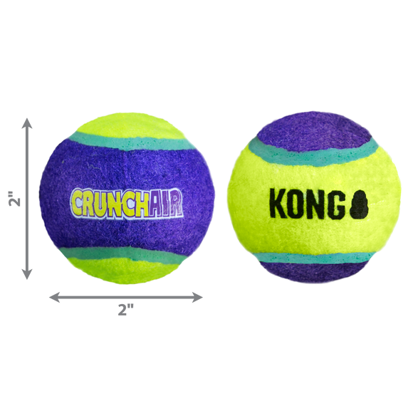 Kong Crunch Air Balls Chew Toy For Dogs - Small (3 pack) - Dog Toys 5
