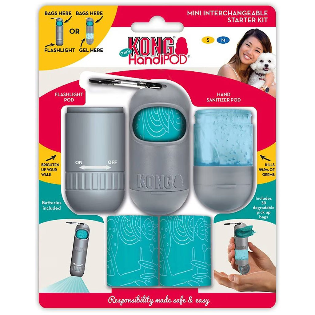 KONG HandiPOD Interchangeable Kit | Mini Dog Waste Bag Holder