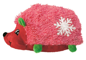 KONG Holiday Comforts Hedgehug Plush Dog Toy - Red - Plush Dog Toys 3