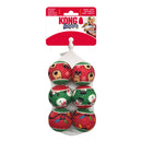 KONG Holiday SqueakAir Balls Dog Toys 6-pack - Dog Toys 1