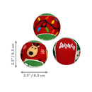KONG Holiday SqueakAir Balls Dog Toys 6-pack - Medium - Dog Toys 3