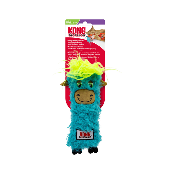 KONG Kickeroo Highland Cow Cat Toy Assorted Colors - Dog Toy 6