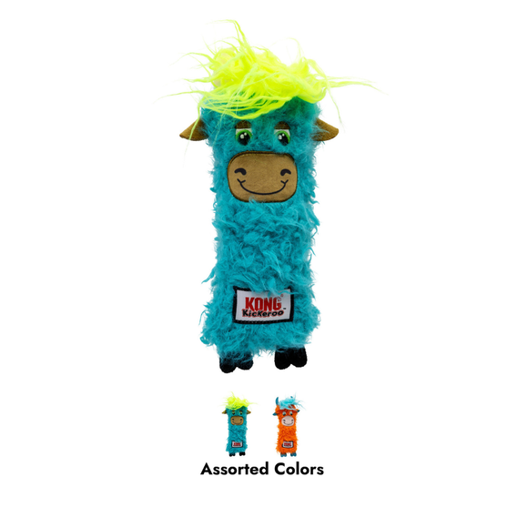 KONG Kickeroo Highland Cow Cat Toy Assorted Colors - Dog Toy 15