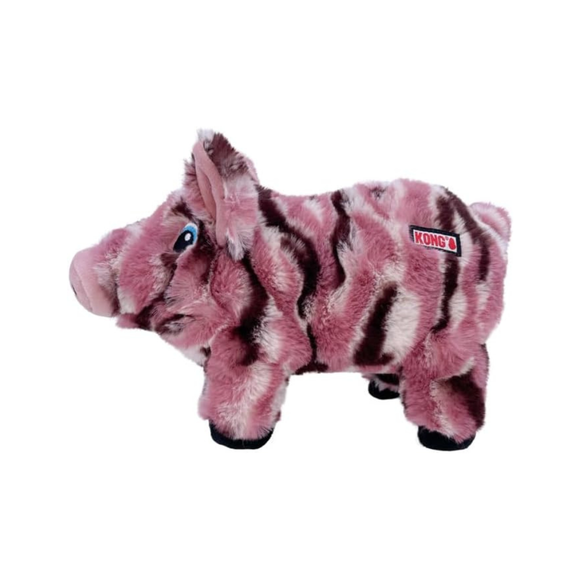 KONG Low Stuff Stripes Pig Plush Dog Toy - Dog Toy 3