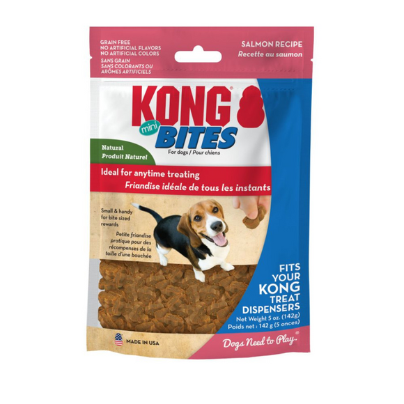 Kong Mini Bites Salmon Flavor Treats For Dogs (5 oz) - Dog Treats 1
