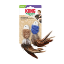 KONG Naturals Crinkle Fish Catnip Cat Toy 2 pack - Dog Toy 1