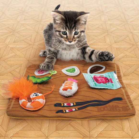 KONG Pull-A-Partz Sushi Catnip Cat Toys 5 pack - Catnip Toys 3