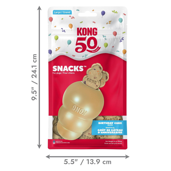 Kong Snacks Birth Cake Recipe Dog Treats - Large (11 oz) - Dog Treats 6