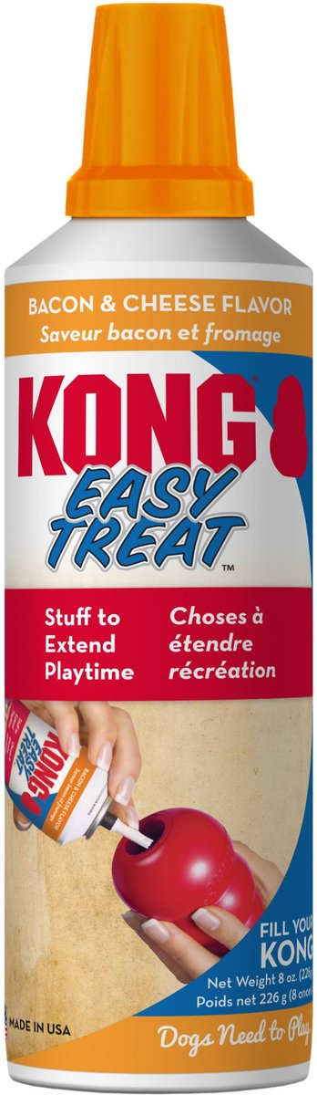 Kong Stuff’N Easy Treats For Dogs (8 oz) - Bacon & Cheese - Dog Treats 9