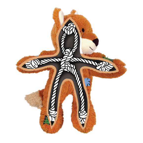 Kong Wild Knots Fox Toy For Dogs Medium/Large - Dog Toy 2