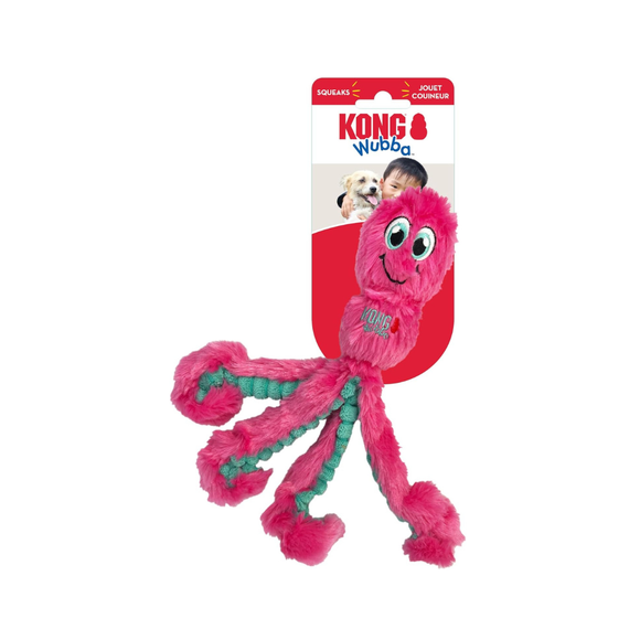KONG Wubba Octopus Dog Toy Assorted Colors - Dog Toy 9
