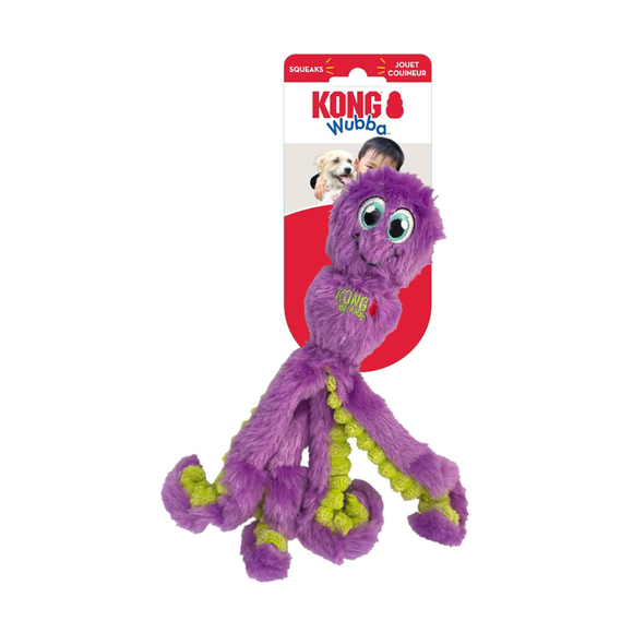 KONG Wubba Octopus Dog Toy Assorted Colors - Dog Toy 10