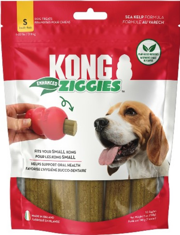 KONG Ziggies Enhanced Plant-Based Treats For Dogs - Small (7-oz) - Dog Treats 1