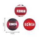 Kong Signature Ball Toy For Dogs - 4-Pack (assorted colors)