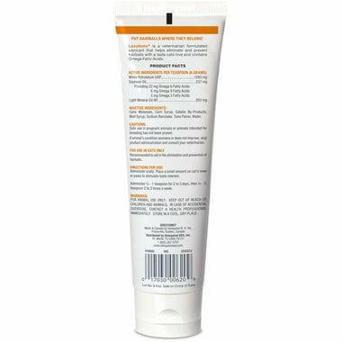 vetoquinol laxatone oral hairball lubricant gel for cats VETOQUINOL Laxatone Tuna Flavored Gel Hairball Control Supplement for Cats,  4.25-oz tube main image 1