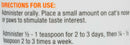 directions for use on vetoquinol laxatone