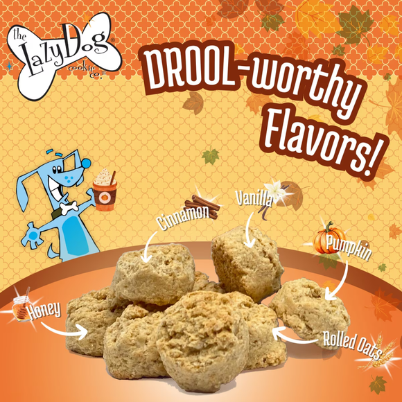 Lazy Dog Pumpkin Spice Latte Dog Treats 5-oz - Dog Treats 4