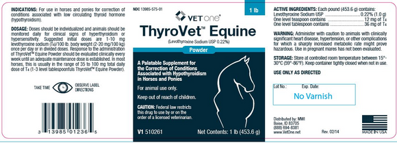 Levothyroxine (generic) Powder for Horses - Horse Thyroid Medication 3