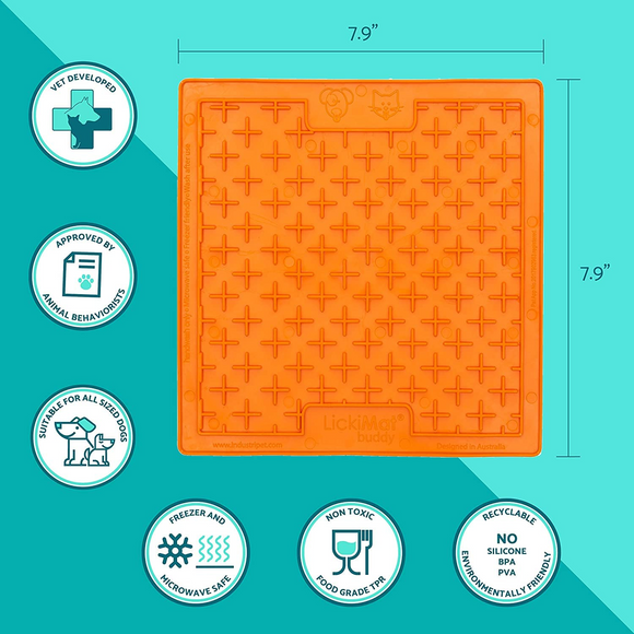 LickiMat Classic Buddy Lick Mat for Dogs - Dog Lick & Snuffle Mats 5
