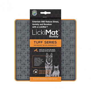 Buy orange LickiMat TUFF Buddy Lick Mat for Dogs