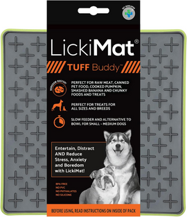 LickiMat TUFF Buddy Lick Mat for Dogs - Green - Dog Lick & Snuffle Mats 2