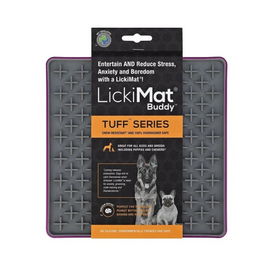 LickiMat TUFF Buddy Lick Mat for Dogs - Purple - Dog Lick & Snuffle Mats 1