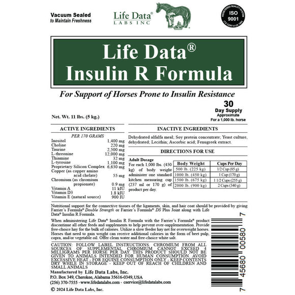 Life Data Insulin R Formula Support Supplement for Horses (11 lb) - Horse Preventive 2