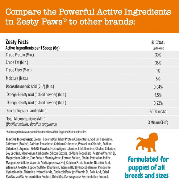 Zesty Milk Replacer Powder Supplement For Puppy (12 oz)