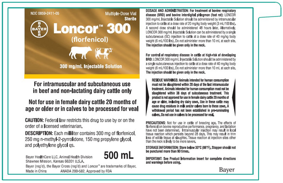 Loncor 300 (Florfenicol) Injectable Solution for Cattle - 3