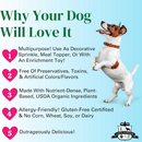 Lord Jameson Holiday SuperFetti Organic Superfood Sprinkles (3oz) - dog treat 5