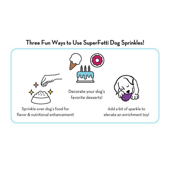 Lord Jameson Holiday SuperFetti Organic Superfood Sprinkles (3oz) - dog treat 4
