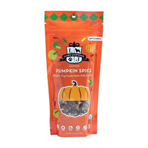 Lord Jameson Pumpkin Spice Organic Soft & Chewy Dog Treats 6-oz - Dog Treats 1