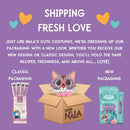 Love Nala Mousse Tuna & Salmon Recipe Lickable Treats For Cats (0.5 oz tube x 4)