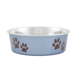Loving Pets Metallic Blueberry Non-Skid Stainless Steel Bowl For Dog & Cat
