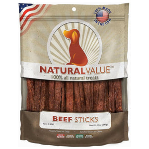 Loving Pets Natural Value Beef Sticks Dog Treats (14 oz)
