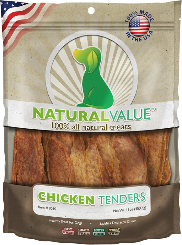 Loving Pets Natural Value Chicken Tenders Dog Treats (14 oz) - Jerky Dog Treats 1