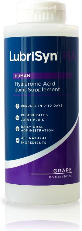 LubriSyn HA Human Joint Formula (11.5 oz) - Grape Flavor - Dog Supplements & Vitamins 2