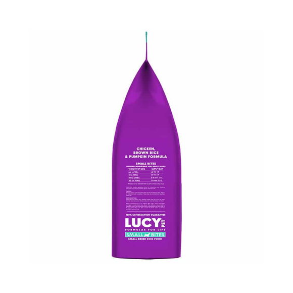 Lucy Pet Formulas For Life Chicken Brown Rice & Pumpkin Small Bites Dry Small Breed Dog Food (4.5 lb) - Dog Food 4