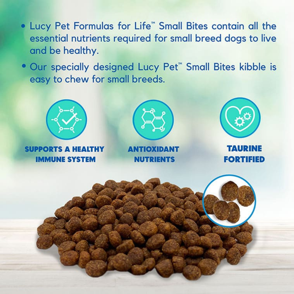 Lucy Pet Formulas For Life Chicken Brown Rice & Pumpkin Small Bites Dry Small Breed Dog Food (4.5 lb) - Dog Food 2
