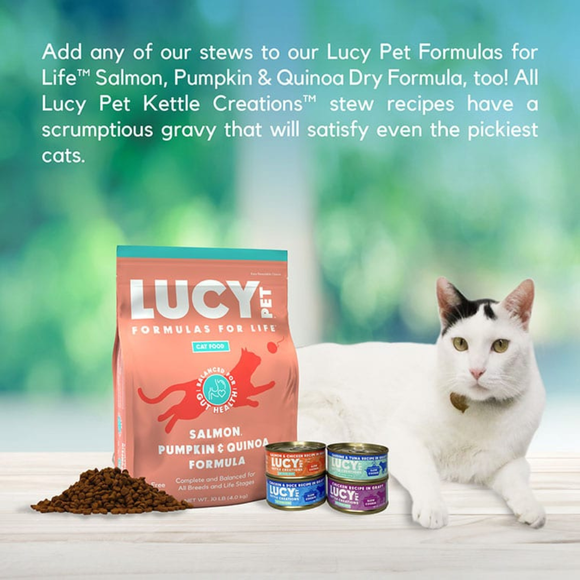 Lucy Pet Kettle Creations Gravy Wet Cat Food (2.75 oz x 12 cans) - Cat Food 7